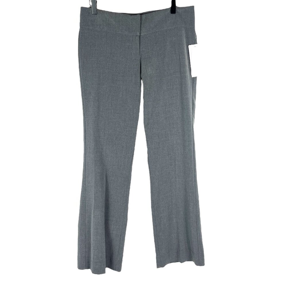 NWT Kenneth Cole Amanda Career Dress Pants in Charcoal Heather Size 8 Short 8P